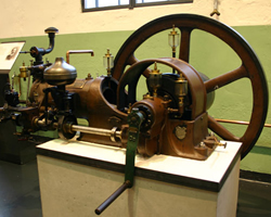 Gasmotor mit Generator